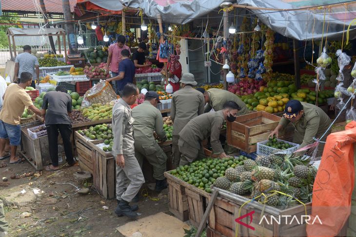 FOTO - Penertiban PKL di Aceh Besar