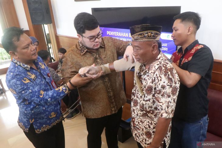 Penyerahan bantuan alat bantu penyandang disabilitas