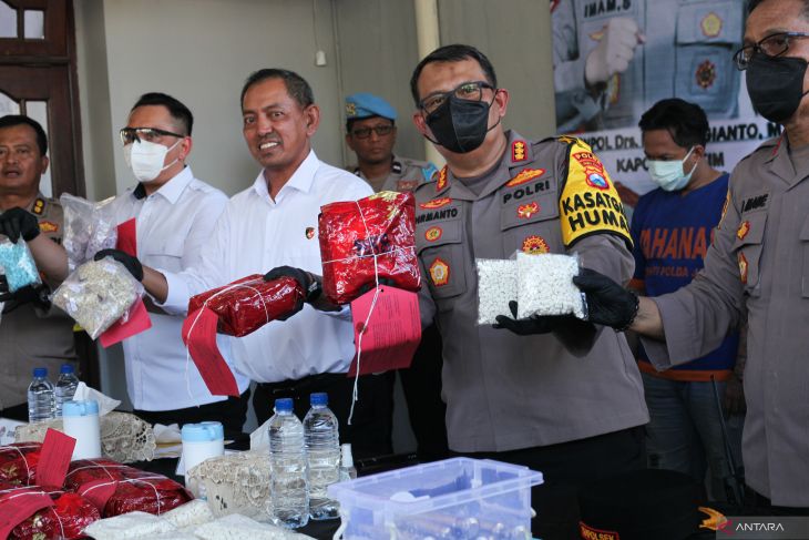 Ungkap kasus produksi narkoba di Surabaya