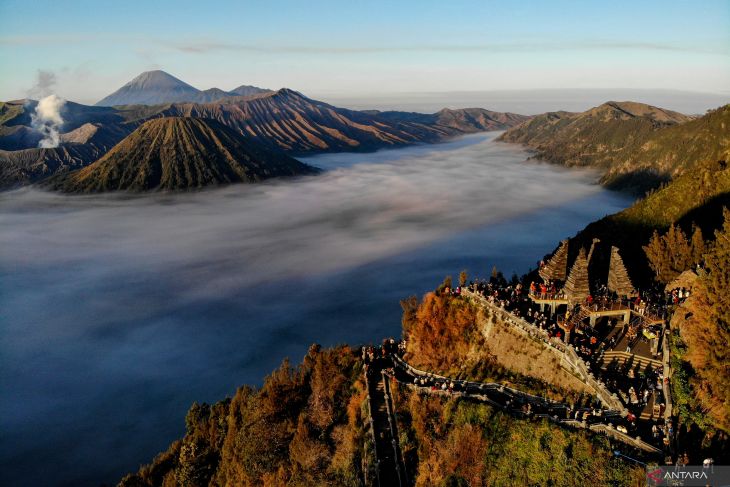Peningkatan jumlah kunjungan wisatawan di Gunung Bromo
