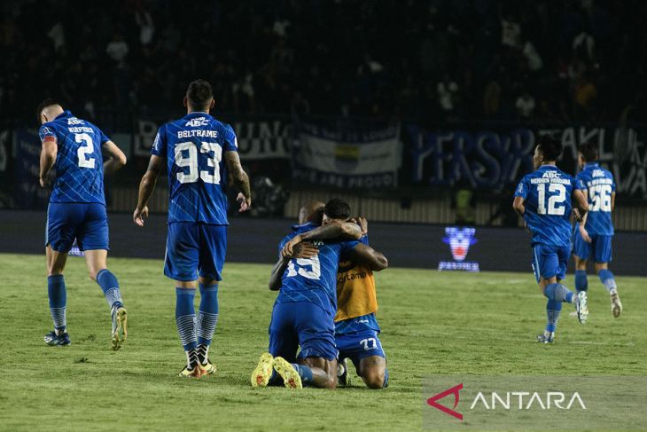 Final pertama BRI-Liga 1 Persib Bandung kalahkan Madura United