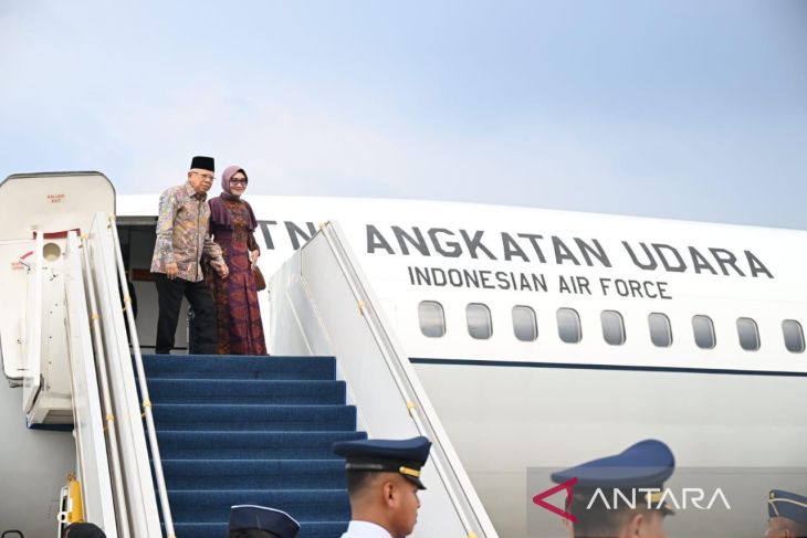 Wapres Ma'ruf Amin tiba di Bangka Belitung
