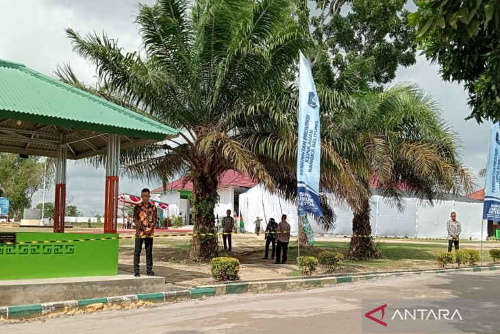 Suasana jelang pembukaan Ijtima Ulama VIII di Sungailiat