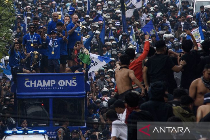 Pawai Persib Bandung Juara