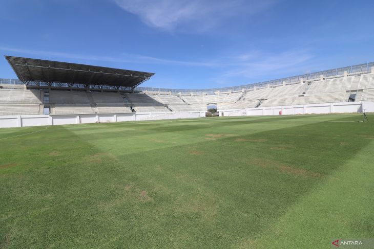 Progres pembangunan stadion Gelora Daha Jayati Kediri