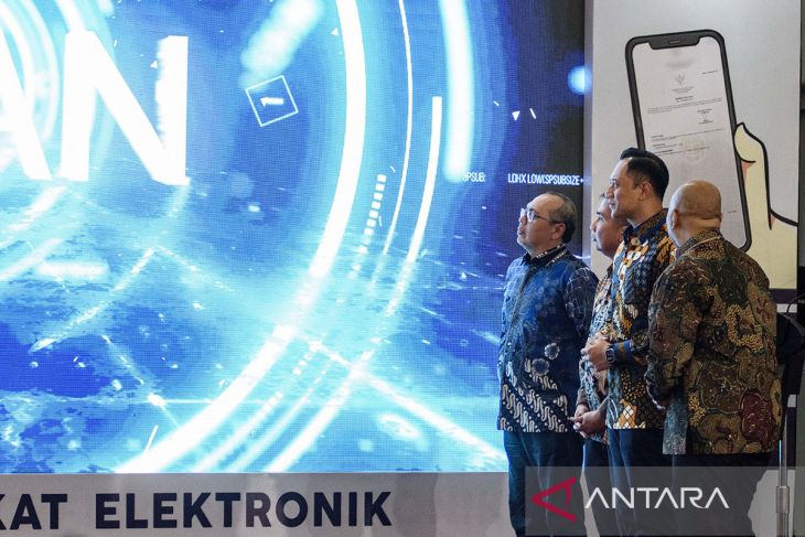 Peluncuran dan penyerahan implementasi sertifikat elektronik