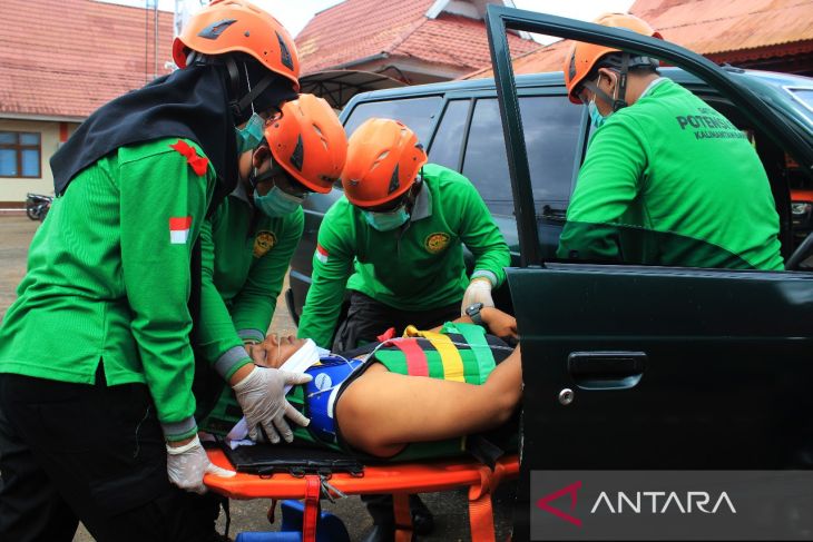 Simulasi Satgas Potensi Pencarian dan Pertolongan SAR Pontianak