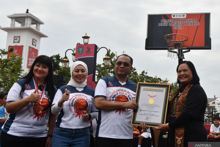 Rekor MURI dribble bola basket peserta terbanyak