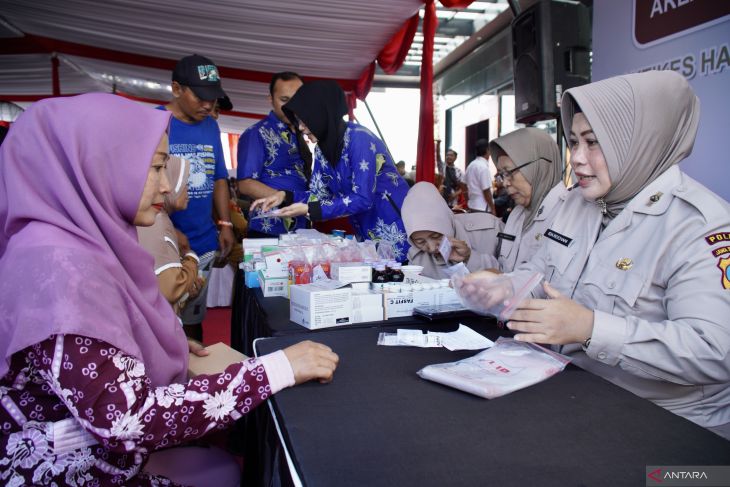 Bakti sosial kesehatan HUT ke-78 Bhayangkara