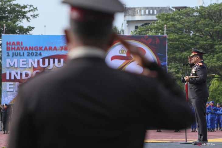 Peringatan HUT ke-78 Bhayangkara di Aceh