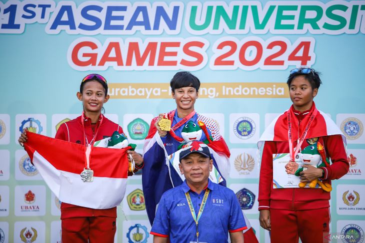 Medali perak dan perunggu lari 100 meter putri AUG 2024