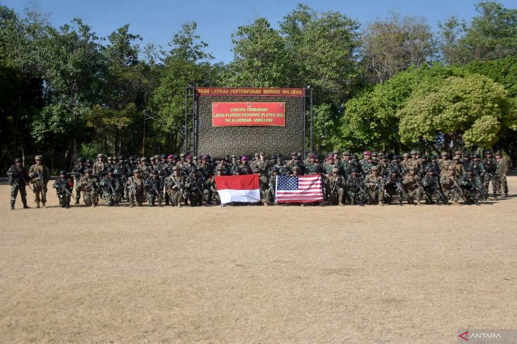 Pembukaan latihan bersama TNI AL dan USMC