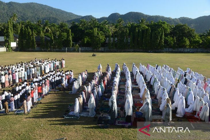 FOTO - Shalat minta hujan di daerah kekeringan Aceh Besar