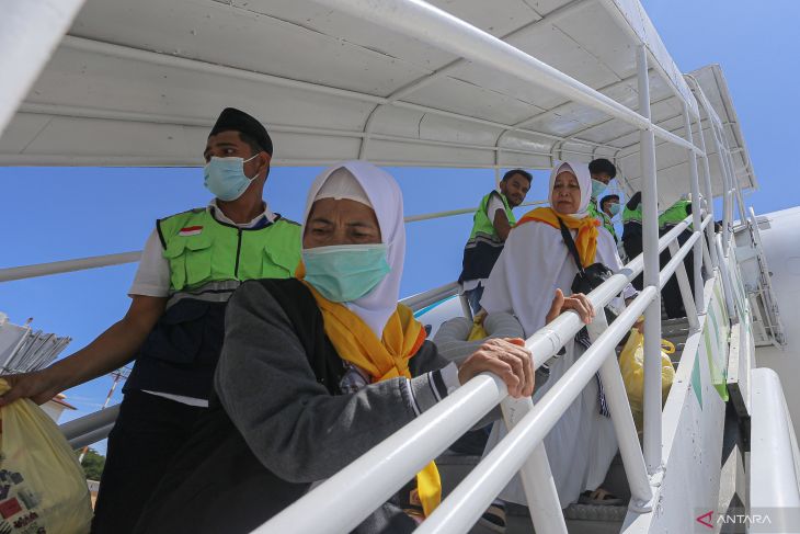 Sembilan kloter jamaah haji Aceh telah kembali ke Tanah Rencong