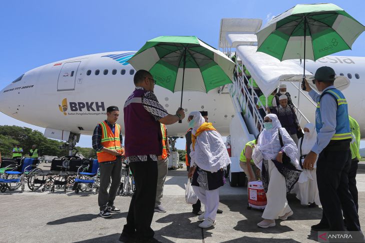 Sembilan kloter jamaah haji Aceh telah kembali ke Tanah Rencong