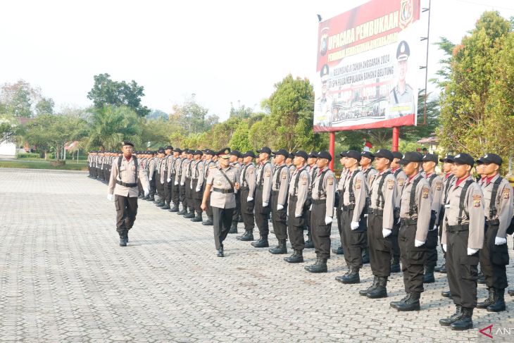 123 siswa ikuti pendidikan Bintara Polri gelombang II di SPN Polda Babel