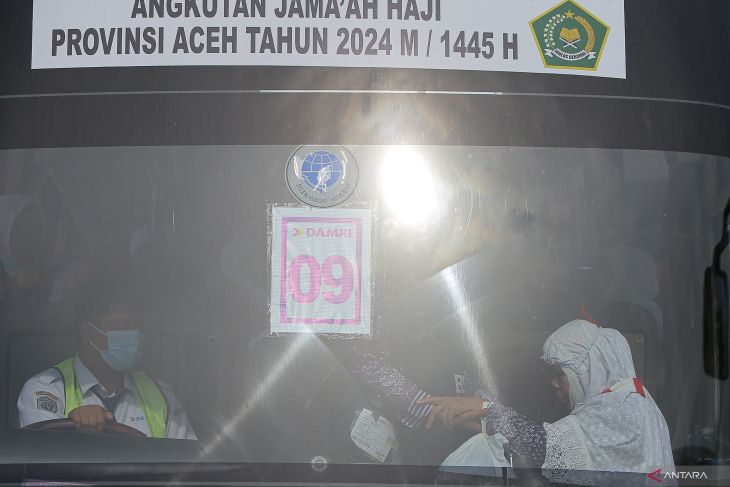 Kedatangan kloter terakhir jamaah haji Aceh