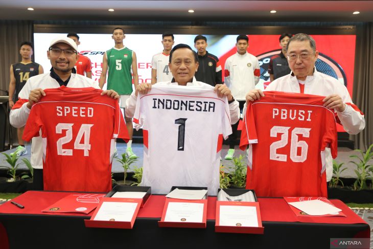 Peluncuran jersey Timnas Bola Voli Indonesia