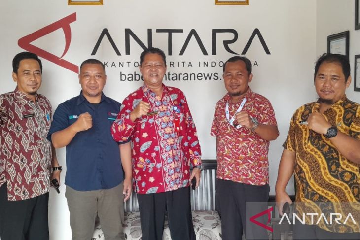 Diskominfotik Bangka kunjungi LKBN Antara Babel