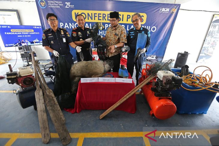 FOTO - PSDKP gelar kasus pemboman ikan