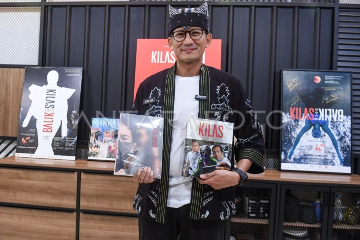 Kunjungan Menparekraf Sandiaga Uno ke LKBN ANTARA