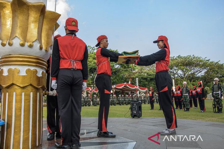 Latihan Paskibraka Jawa Barat