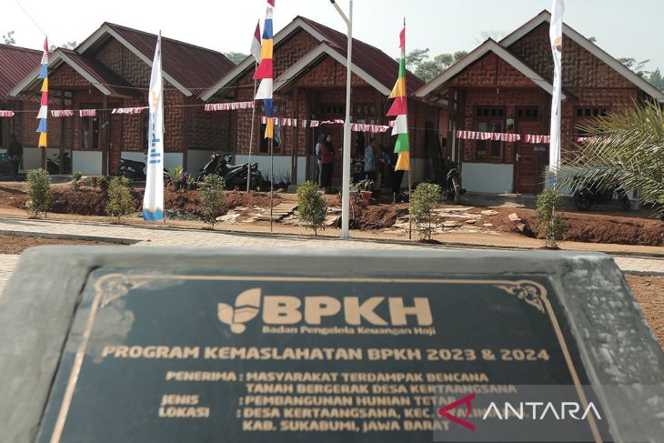 Hunian tetap penyintas bencana tanah bergerak di Sukabumi