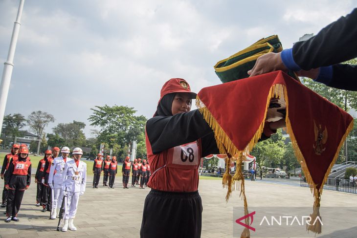 Geladi bersih Paskibraka Jawa Barat