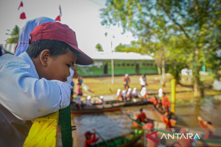 SDN Basirih 10 Banjarmasin lomba balap 