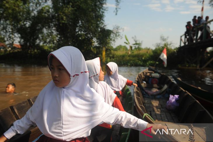 SDN Basirih 10 Banjarmasin lomba balap 