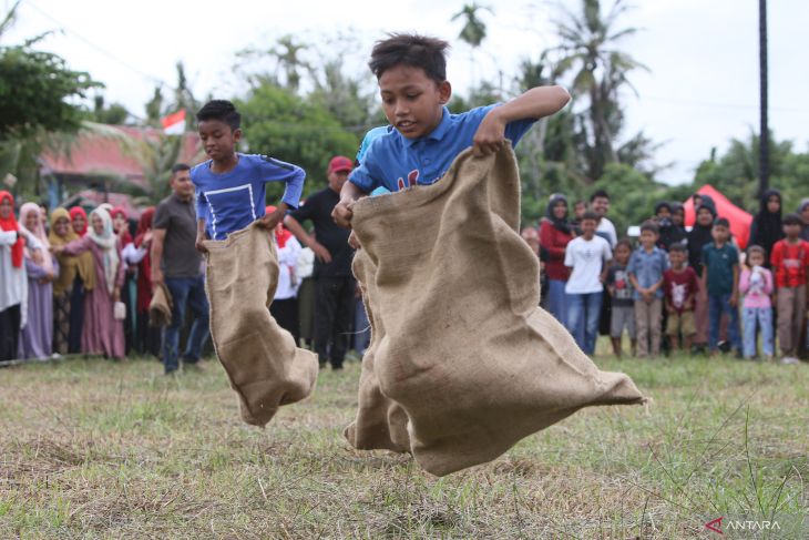 Perlombaan HUT ke-79 Kemerdekaan RI di Aceh