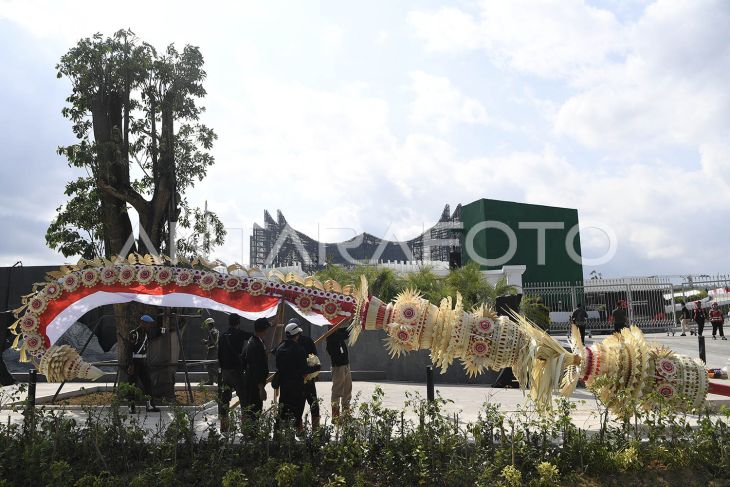 Persiapan jelang HUT Ke-79 RI di IKN