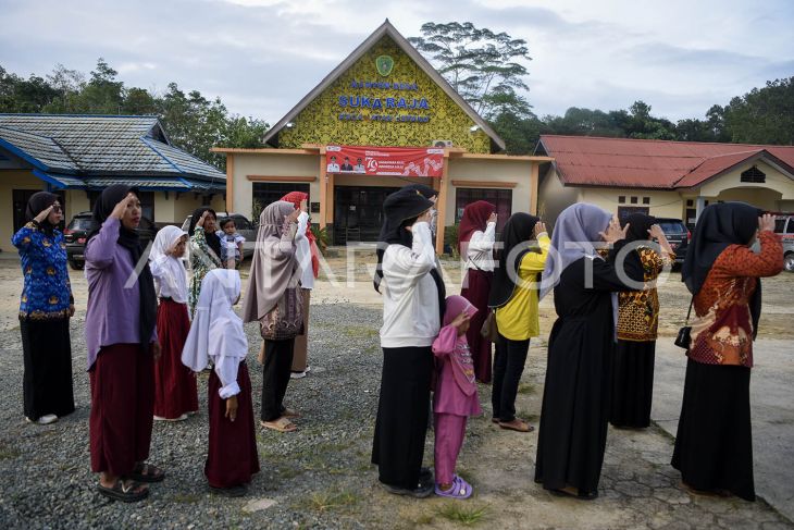 Warga Sepaku laksanakan upacara HUT Ke-79 RI