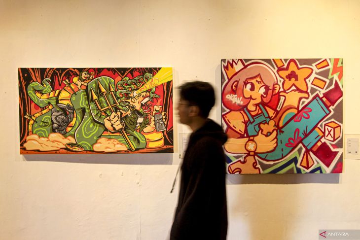 Pameran karya seni grafiti Plug and Play