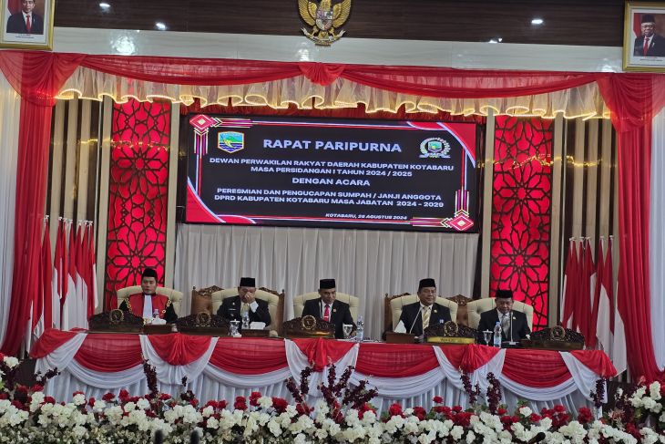 DPRD Kotabaru laksanakan sidang paripurna istimewa