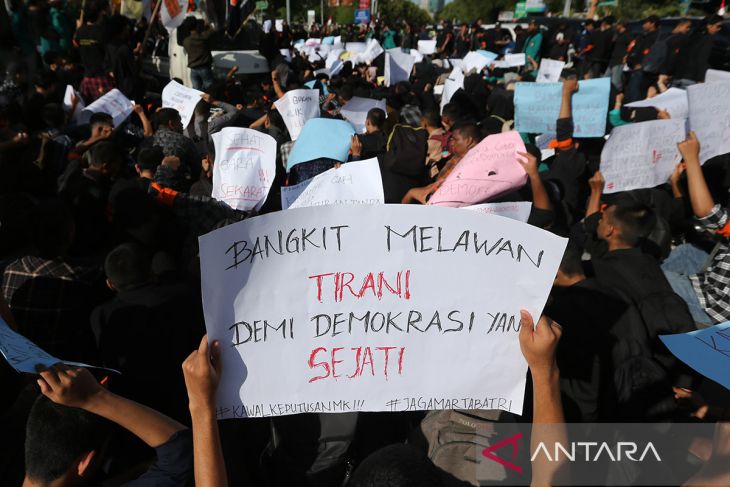 FOTO - Aksi mahasiswa menjaga marwah konstitusi di Aceh