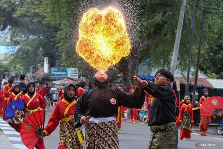 Kirab api PON XXI Aceh-Sumut di Sabang