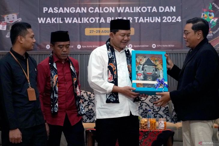 Pendaftaran pasangan bakal calon Wali Kota Blitar