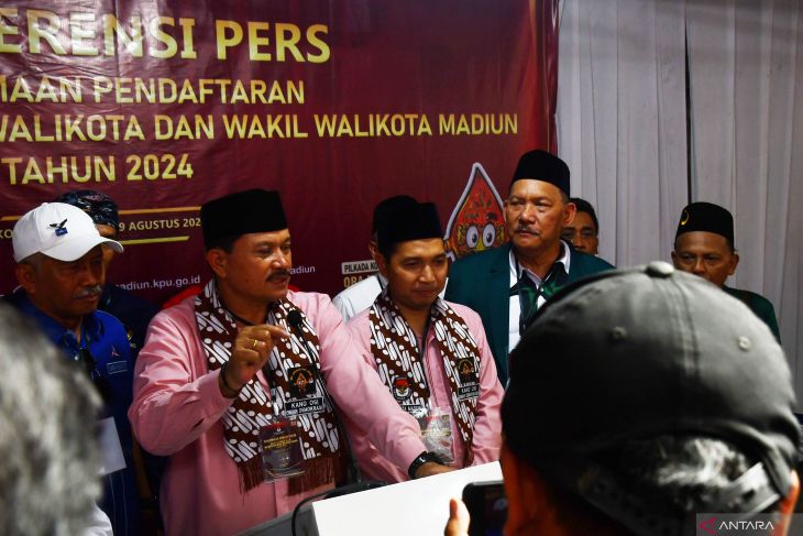 Pendaftaran pasangan bakal calon Wali Kota Madiun