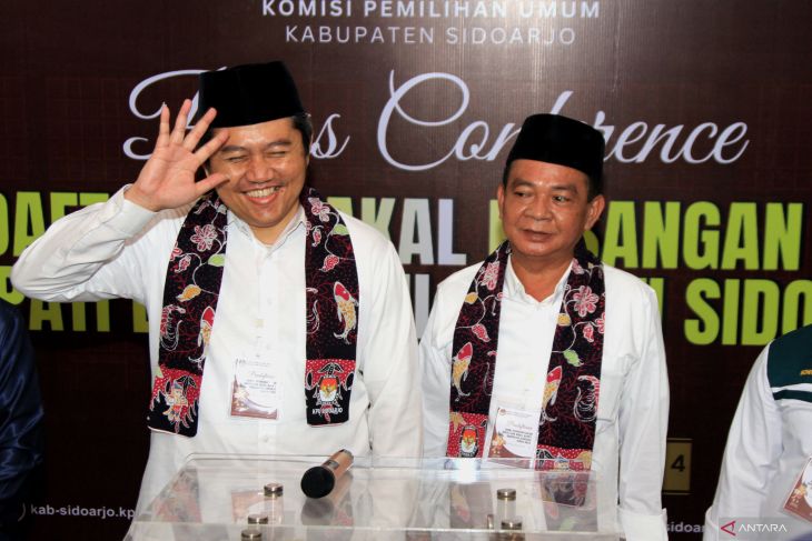 Pendaftaran pasangan bakal calon Bupati Sidoarjo