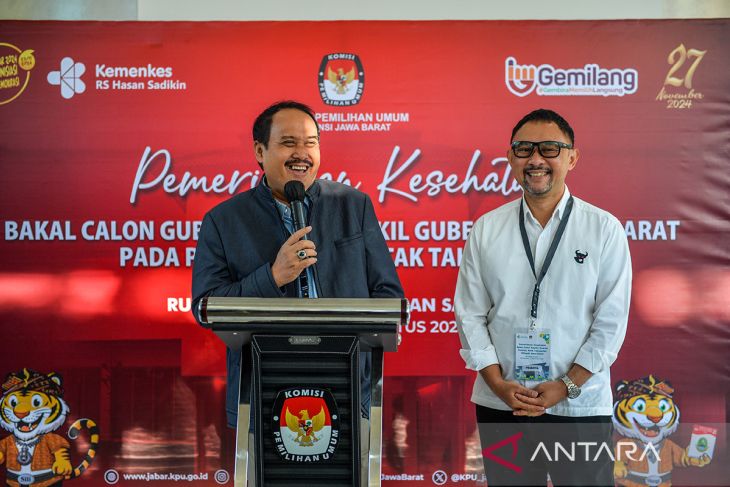 Pemeriksaan kesehatan bakal calon Gubernur dan Wakil Gubernur Jawa Barat gelombang kedua