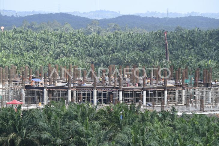 Progres pembangunan Masjid Negara IKN