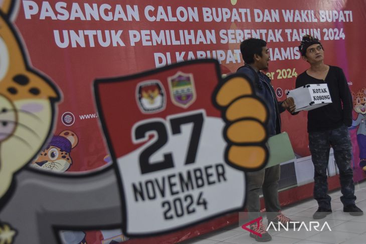 Dukungan untuk kotak kosong pilkada di Ciamis