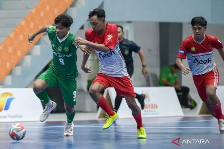 PON XXI Aceh Sumut: Tim futsal putra Kalimantan Timur kalahkan Aceh 5-2