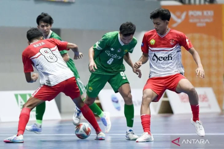 PON XXI Aceh Sumut: Tim futsal putra Kalimantan Timur kalahkan Aceh 5-2