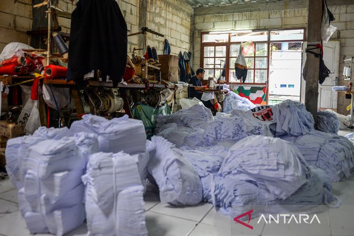 Permintaan produksi kaos saat pilkada meningkat