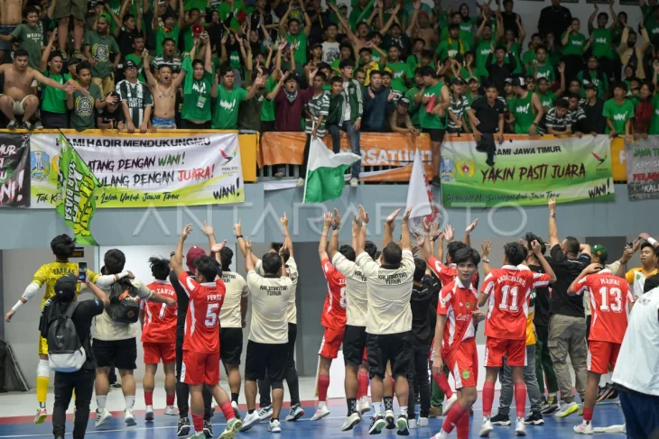 PON XXI Aceh-Sumut: Futsal putra Kaltim raih medali emas