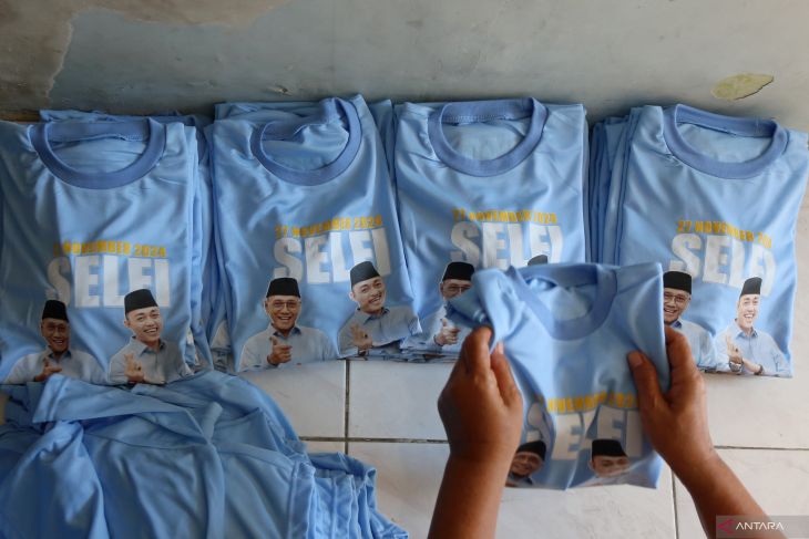 Usaha sablon kaos jelang Pilkada