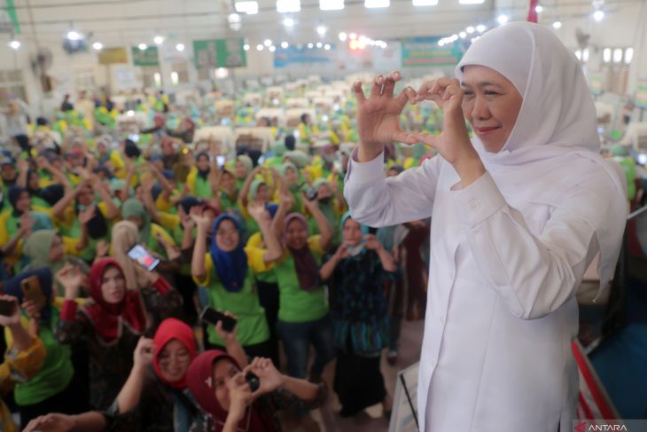 Kunjungan Khofifah Indar Parawansa di Bojonegoro