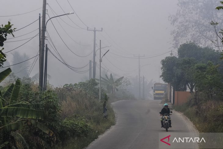 Dampak asap kebakaran TPSA Bagendung